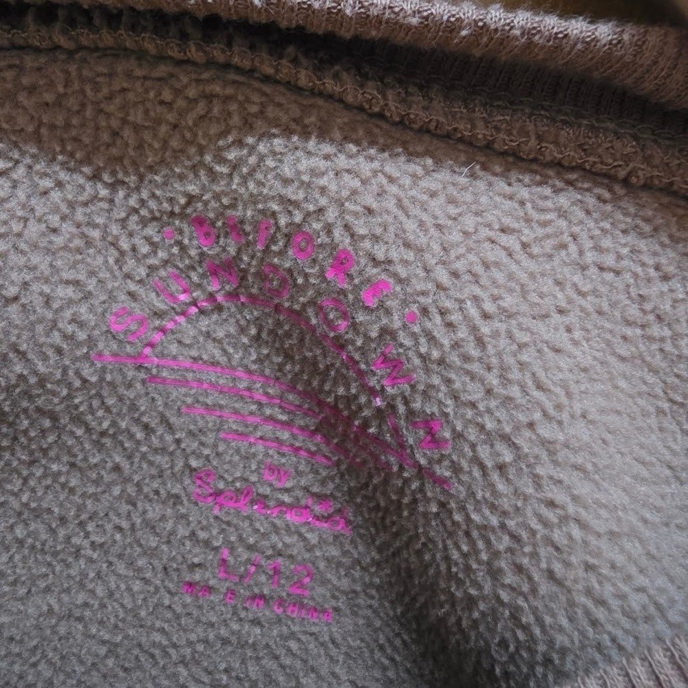 Sundown by Splendid Sherpa & Athletic Works L 10-12 Cheetah‎ Fleece Bundle Girls - Picture 11 of 15